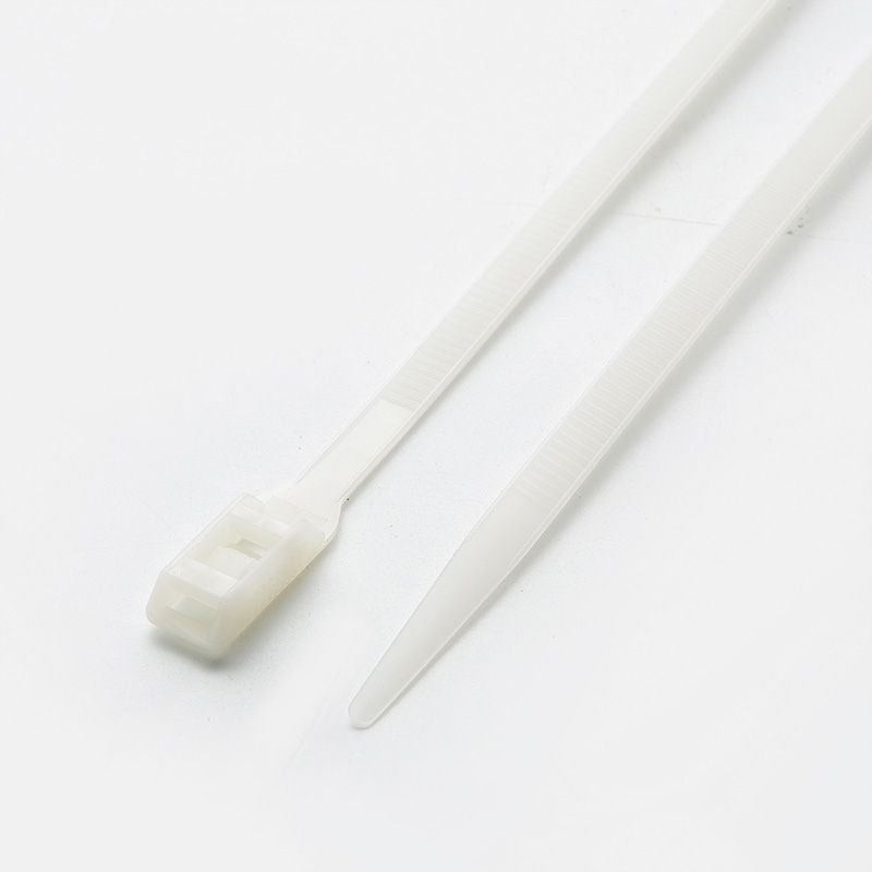 Стяжка кабельна з низьким профілем замку 8x400 біла (100шт) APRO - Зображення 5