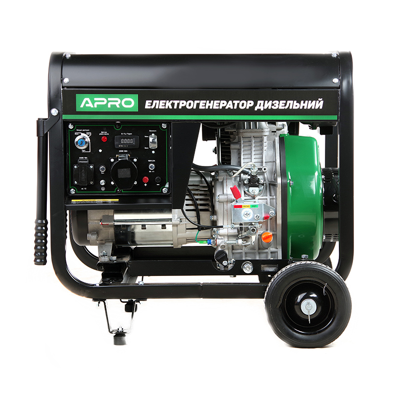 Генератор дизельный 4-х тактный DG-75Е 7.5/8.0 кВт (электро запуск) APRO