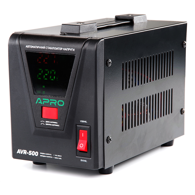 Стабілізатор напруги релейний AVR-500, 400Вт APRO