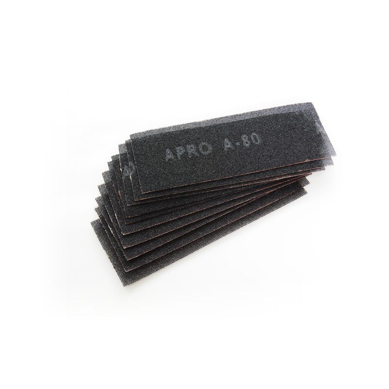 Сітка абразивна APRO P80 105*280мм електрокорунд (10шт) - Зображення 3