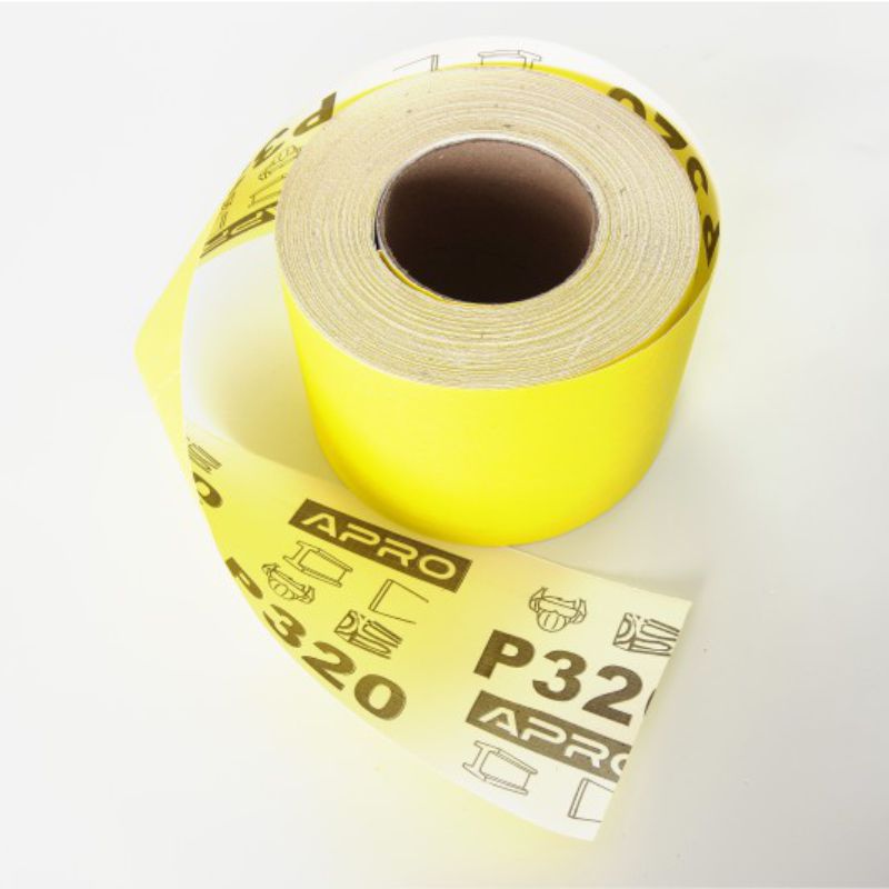 Папір шліфувальний APRO P320 115мм*50м рулон (паперова основа) - Зображення 4