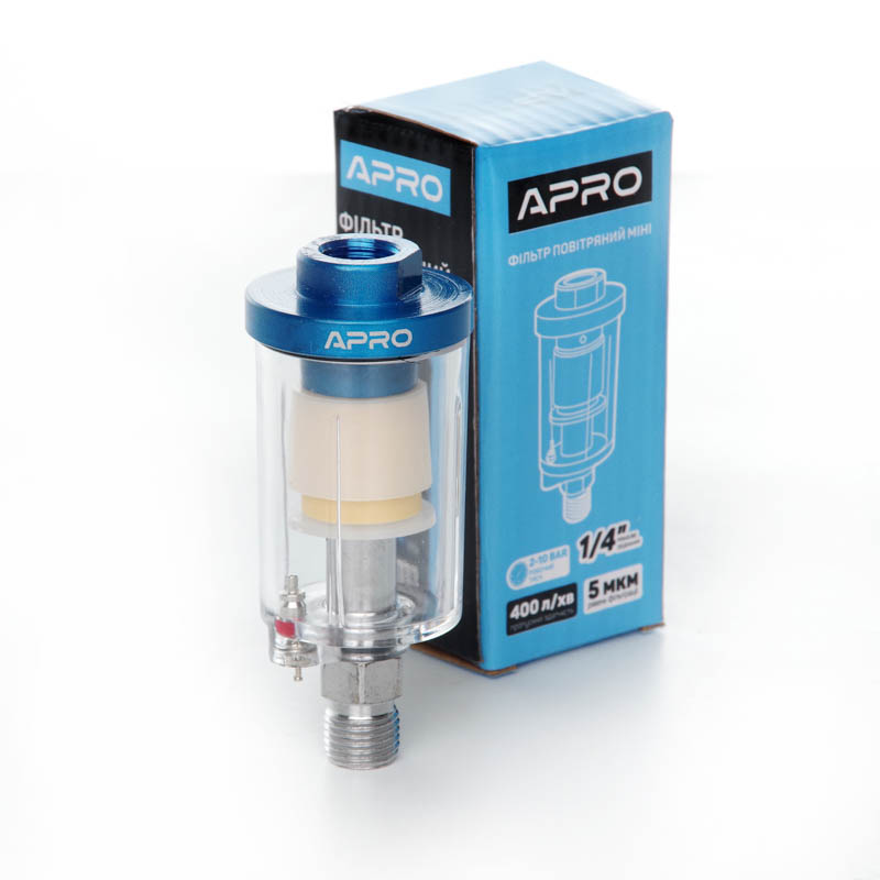 Міні фільтр для пневматичного фарборозпилювача APRO - Зображення 5