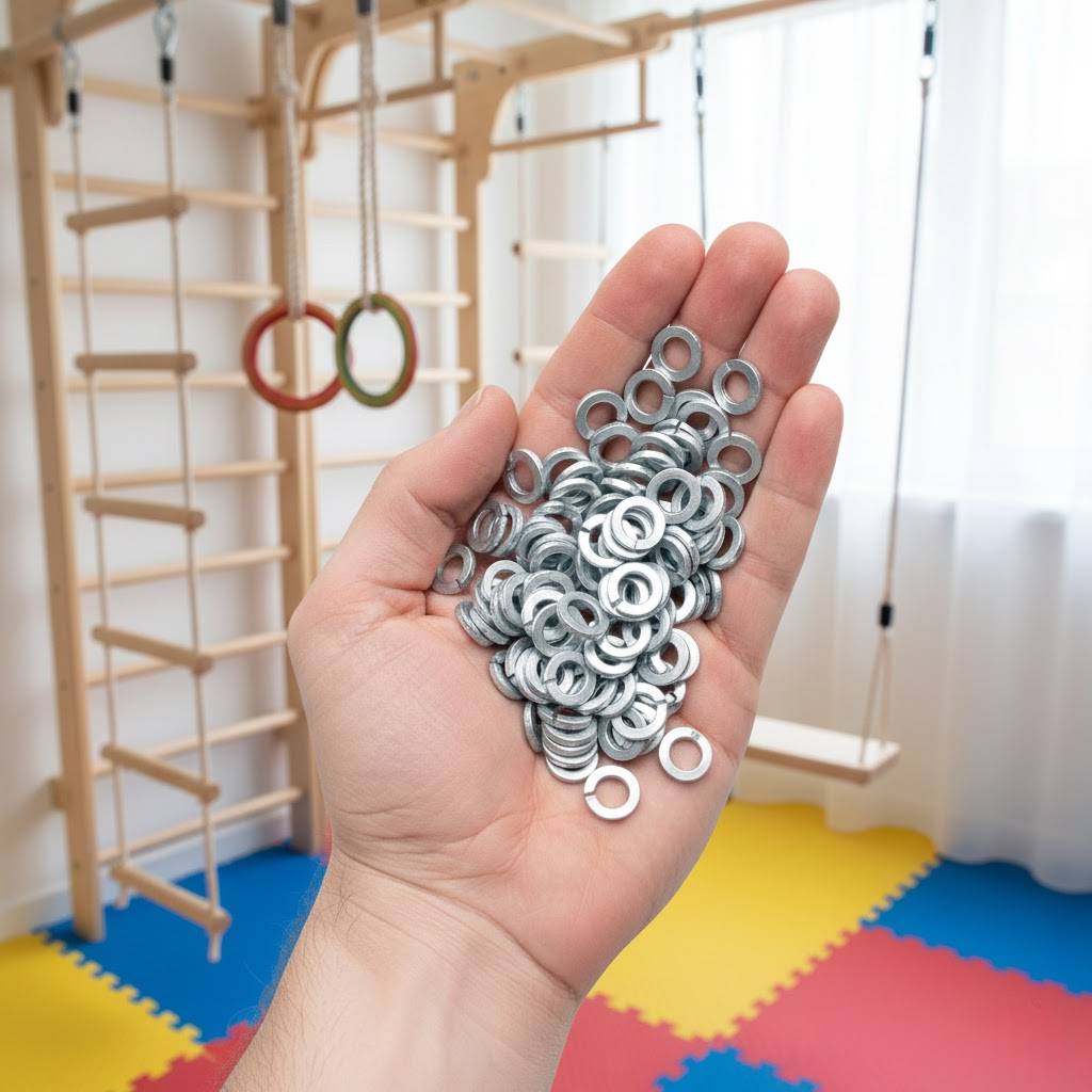 Шайба пружинна DIN 127 6 мм APRO ящик 19500 шт