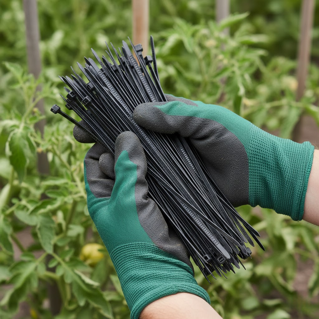 Стяжка кабельна 4,6x200 чорна APRO