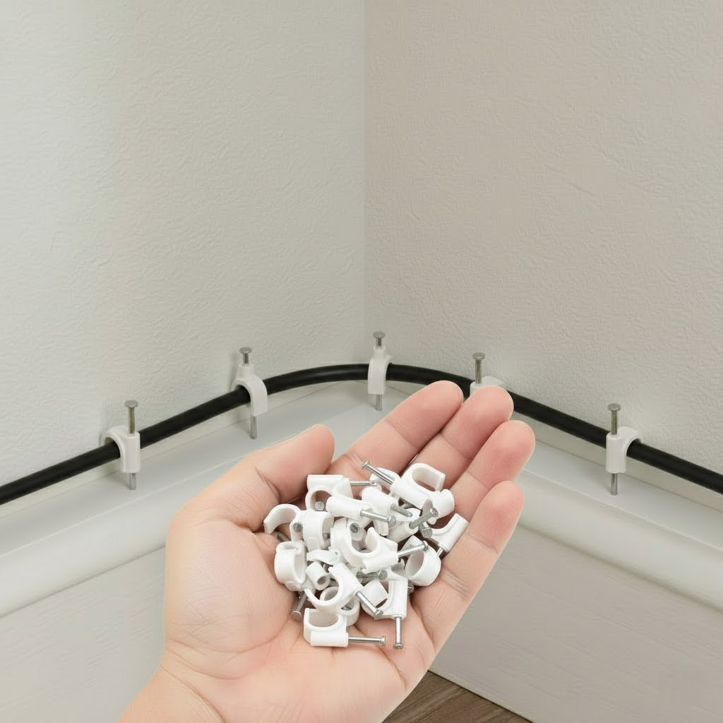 Кабельна кліпса APRO 8 мм для круглого кабелю