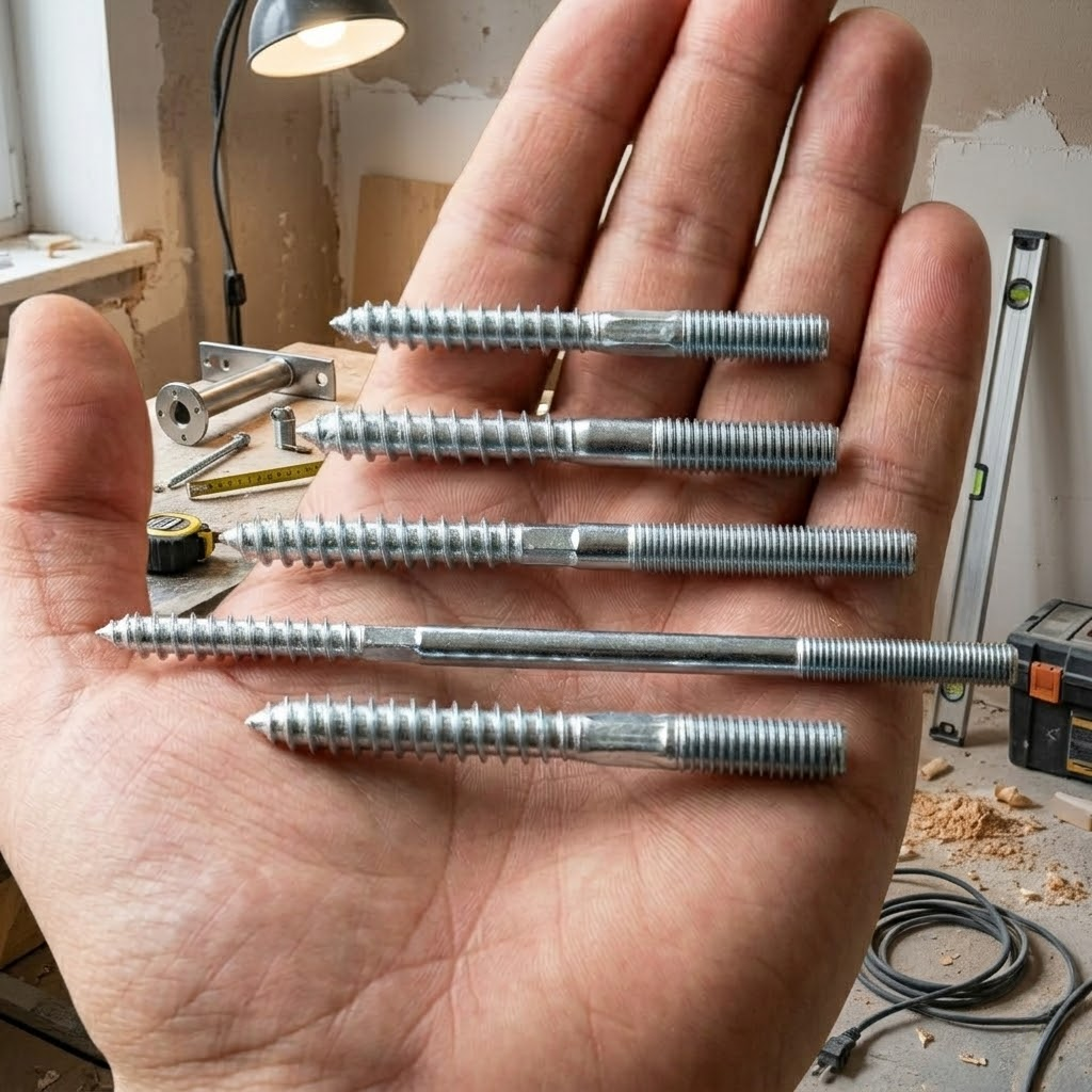 Винт-шуруп APRO М6x60 мм двухрезьбовая шпилька TORX упаковка 1500 шт.