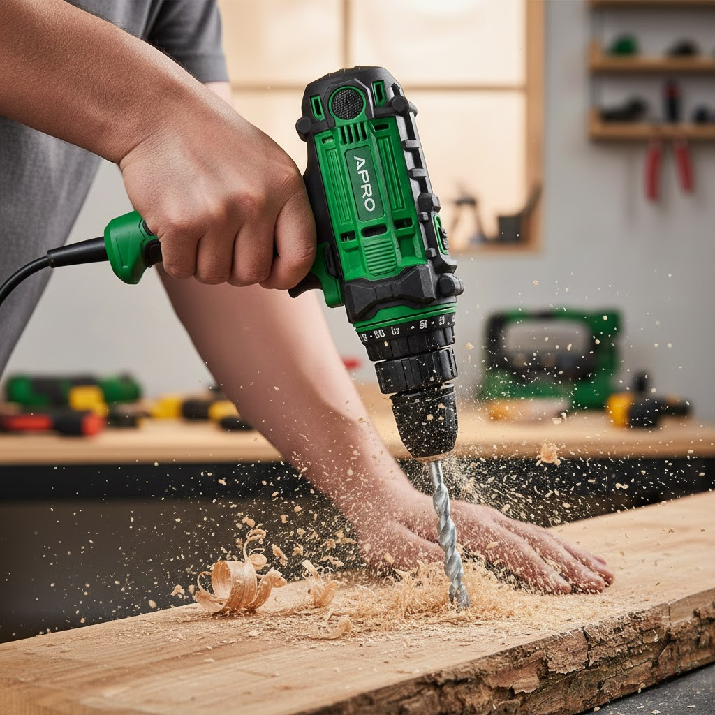 Дриль-шуруповерт мережевий ED-500/2 DFR APRO