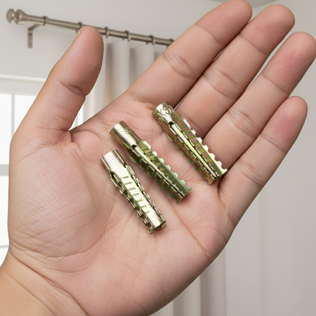 Сталевий дюбель 8x60 мм для пористих повнотілих матеріалів