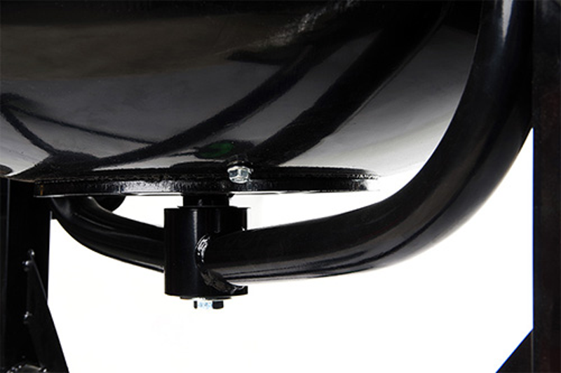 бетонозмішувач складається з багатьох вузлів і деталей