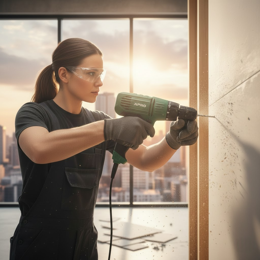 Дрель-шуруповерт сетевой ED-500/1 APRO