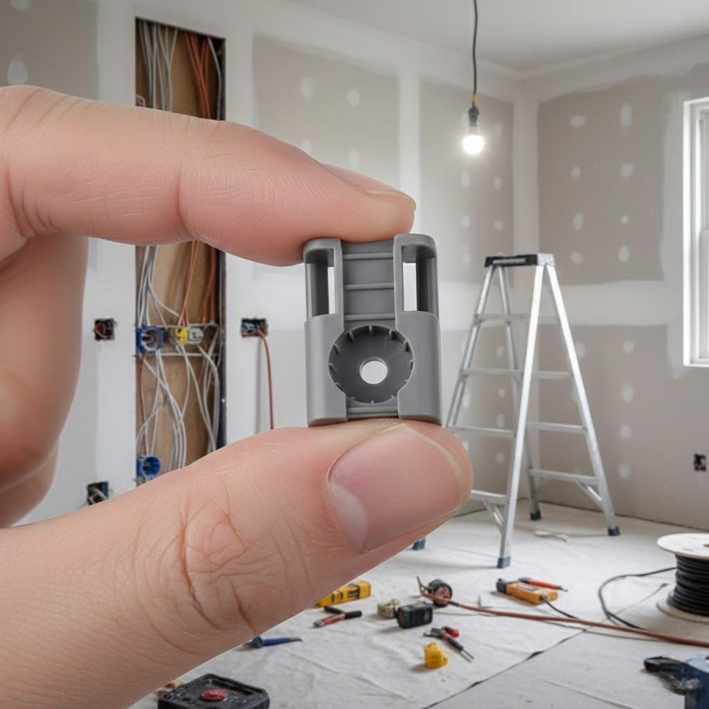 Майданчик під монтажний пістолет 29x20x8 мм сірий APRO