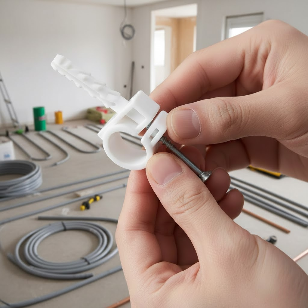 Обойма для труб и кабеля 15–16 мм APRO