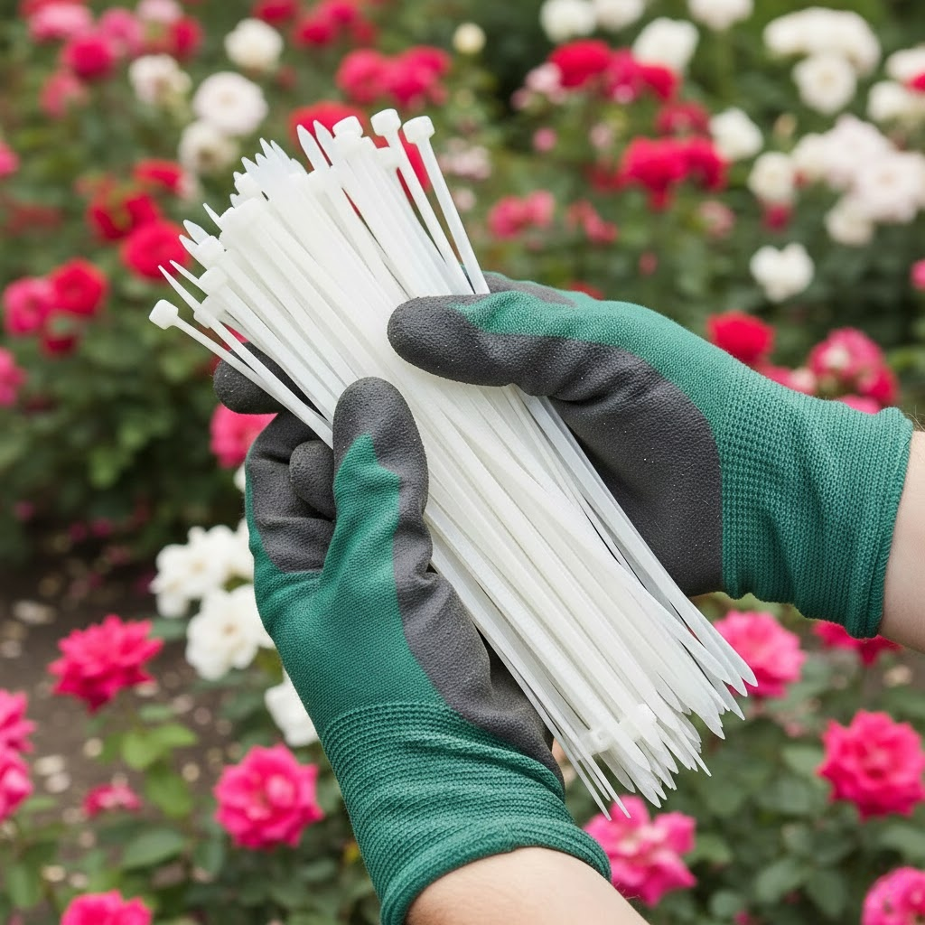 Стяжка кабельна 4x200 біла APRO