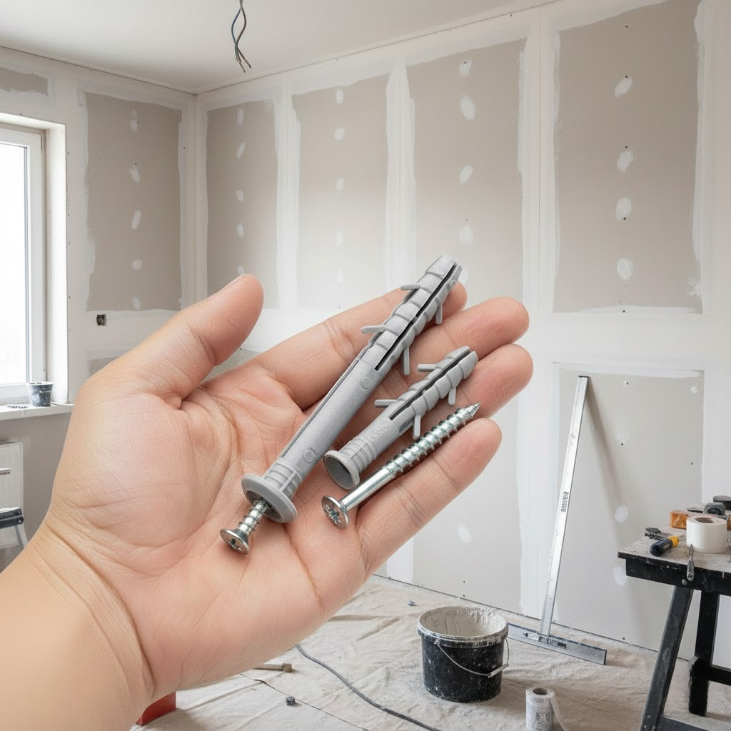 Дюбель-цвях 6×60 з потайною головкою, білий цинк