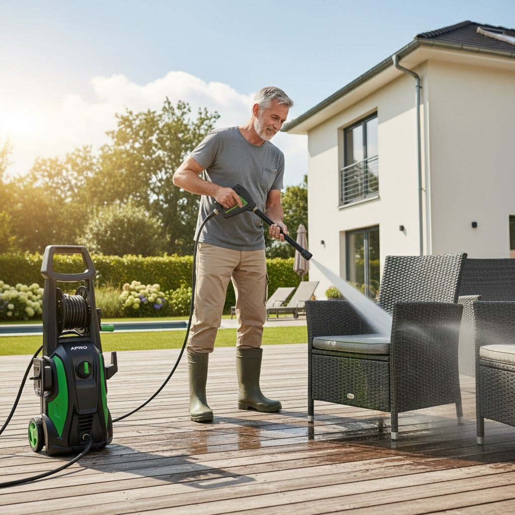 мощная и надёжная мойка высокого давления APRO PWH-2100