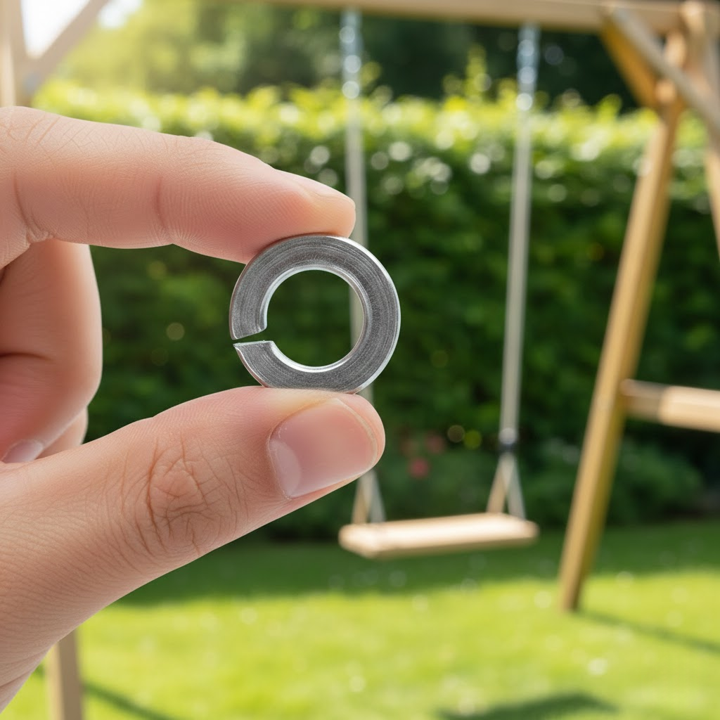 Шайба пружинна 6 мм DIN 127 APRO білий цинк (ящик 19500 шт)