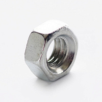 Гайка шестигранна м²0 DIN 934 кл. міц. 6 цинк білий (пач 5шт) APRO