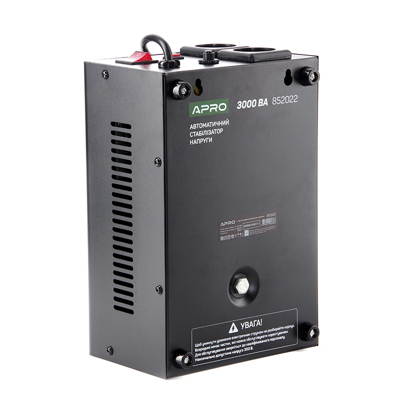 Стабілізатор напруги релейний AVR-3000V (підвісний) APRO - Зображення 5