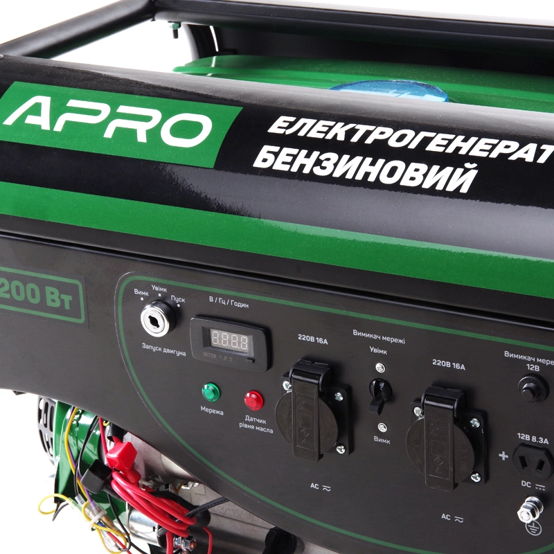 Генератор бензиновый 4-х тактный 3.0/3.2 кВт (электро запуск) APRO - Изображение 4