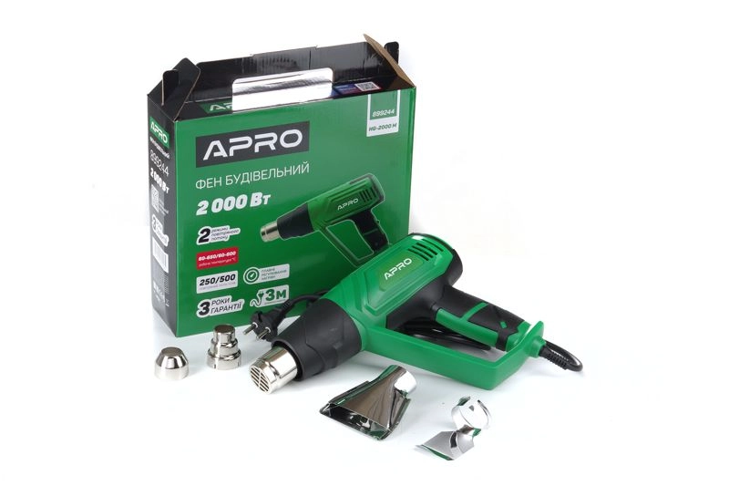 Фен строительный HG-2000 M APRO [8]