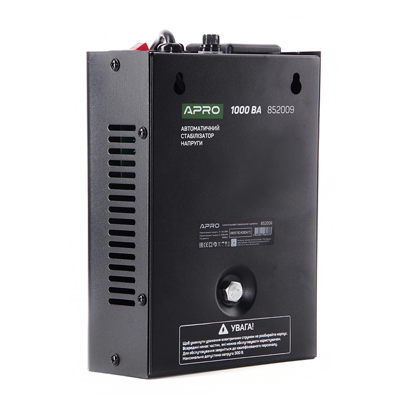 Стабілізатор напруги релейний AVR-1000V (підвісний) APRO - Зображення 5