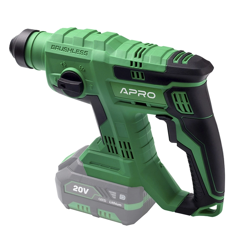 Перфоратор безщіточний APRO 20CBH, SDS+,3 Дж, без АКБ - Зображення 2
