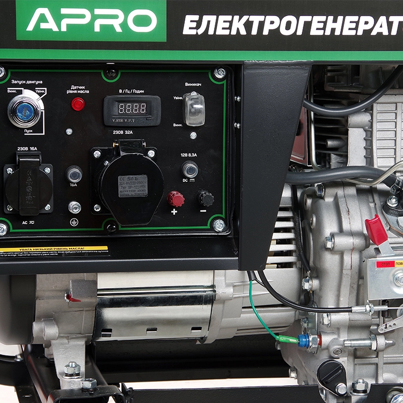 Генератор дизельный 4-х тактный DG-50Е 5.0/5.5кВт (электро запуск) APRO - Изображение 9