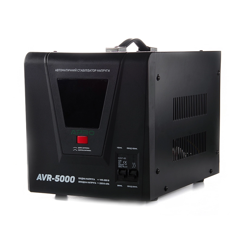 Стабілізатор напруги релейний AVR-5000, 4000Вт APRO - Зображення 7