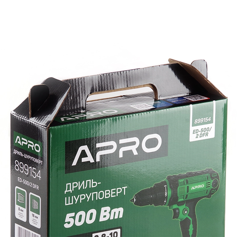 Дрель-шуруповерт сетевой ED-500/2 DFR APRO [12]