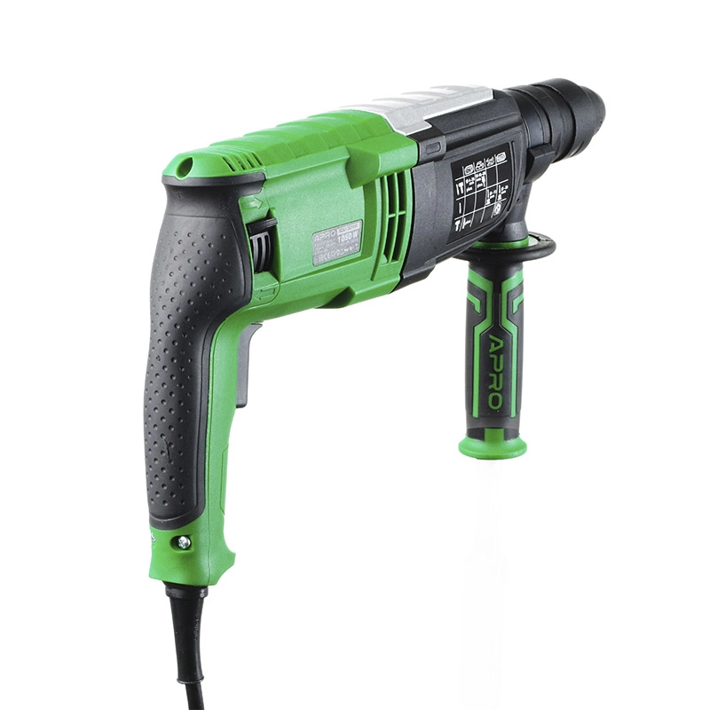 Перфоратор прямой APRO 3,5 Дж, 1050В, SDS+, 1050H DFR, кейс - Изображение 12