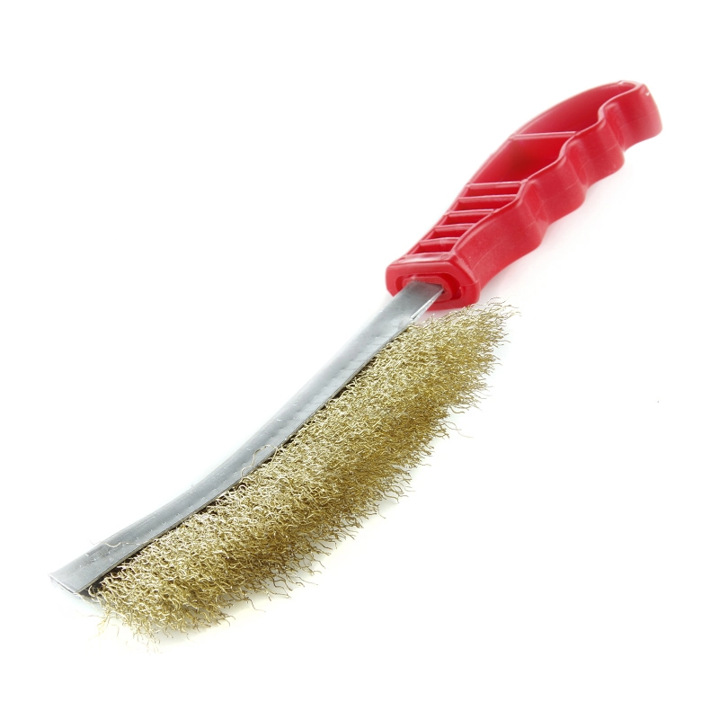 Щетка проволочная с пластмассовой ручкой APRO