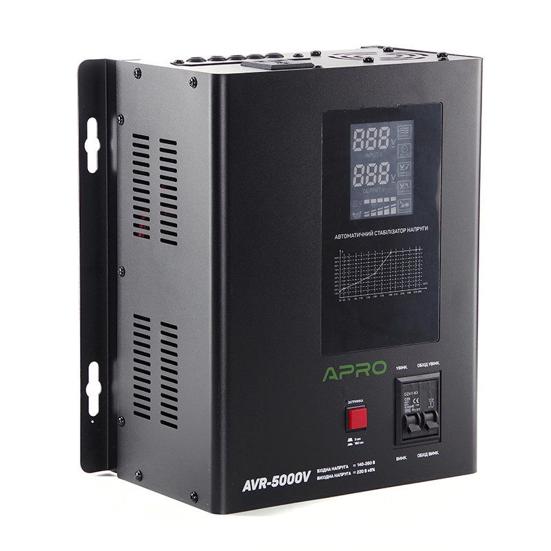 Стабілізатор напруги релейний AVR-5000V (підвісний) APRO - Зображення 2