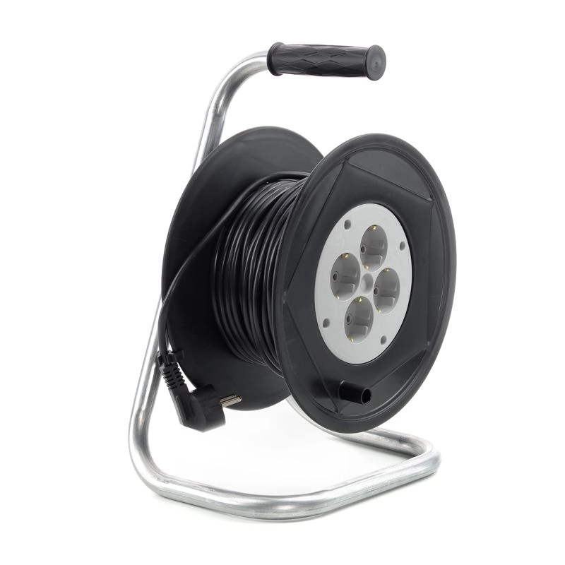 Подовжувач на котушці  з заземленням 3х1,0кв.мм 25м APRO [1]