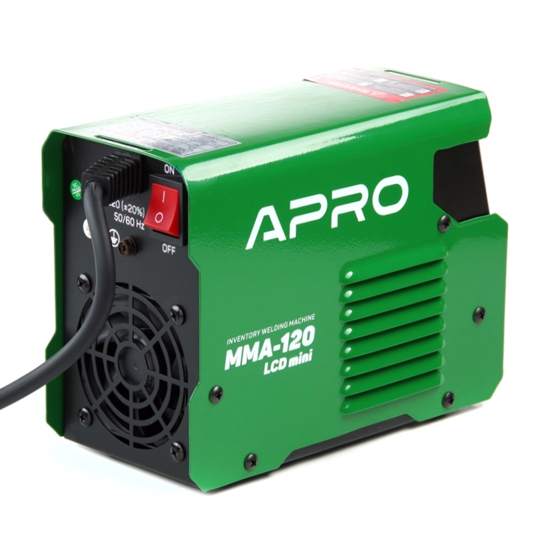 Сварочный аппарат инверторный MMA-120 LCD mini APRO [6]