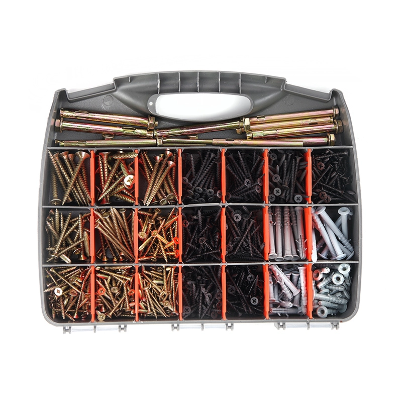 Набір дюбелів і саморізів 3.5–6.0мм та анкери M6–M8 12,5'' APRO [3]