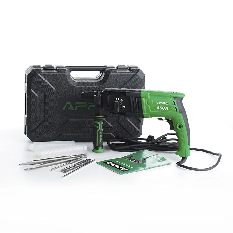 Перфоратор прямий APRO 2,8 Дж, 850В, SDS+, 850H, кейс - Зображення 15