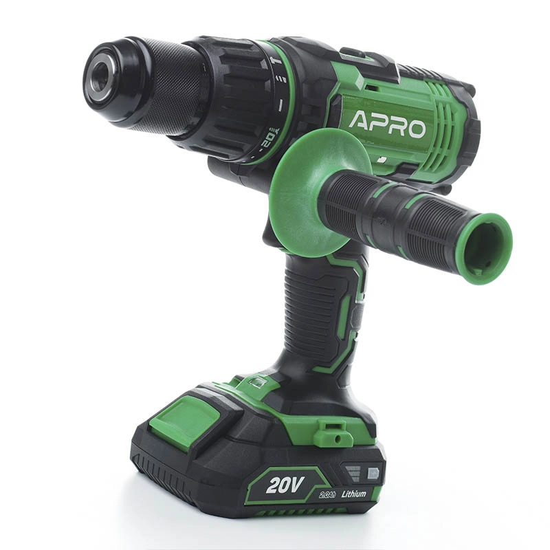 Дриль-шуруповерт ударний APRO 20В, 2А, 20HD2 АКБ, ЗУ, кейс - Зображення 7