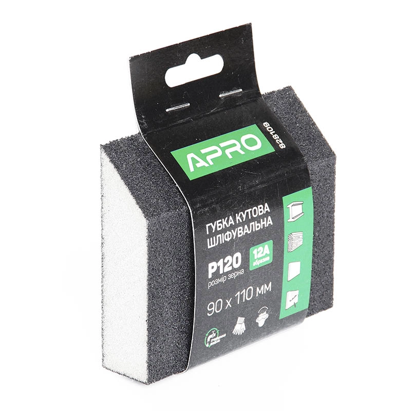 Губка шлифовальная APRO четырехсторонняя угловая P120 - Изображение 2