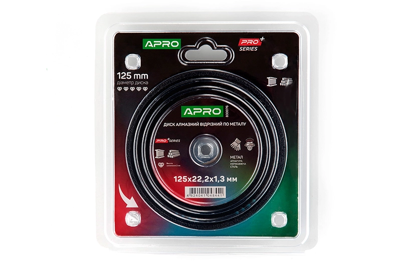 Диск алмазный по металлу 125х1.3х22.2 APRO - Изображение 2