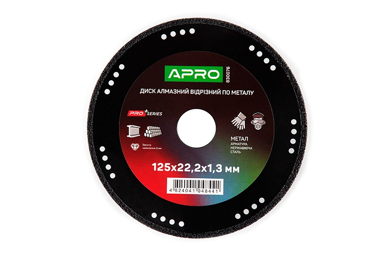 Диск алмазный по металлу 125х1.3х22.2 APRO
