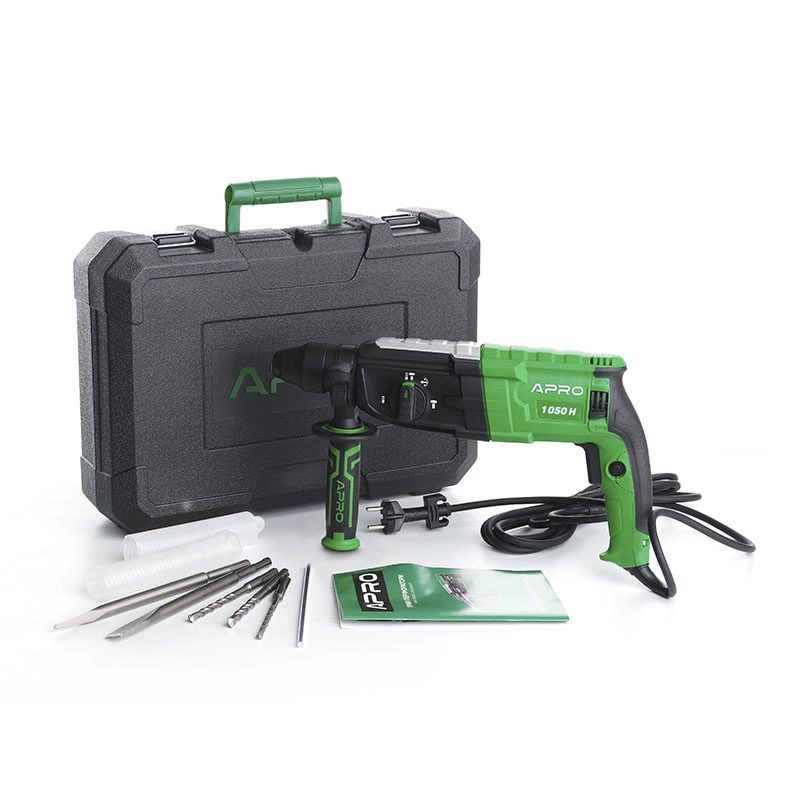 Перфоратор прямий APRO 3,5 Дж, 1050В, SDS+, 1050H, кейс - Зображення 6