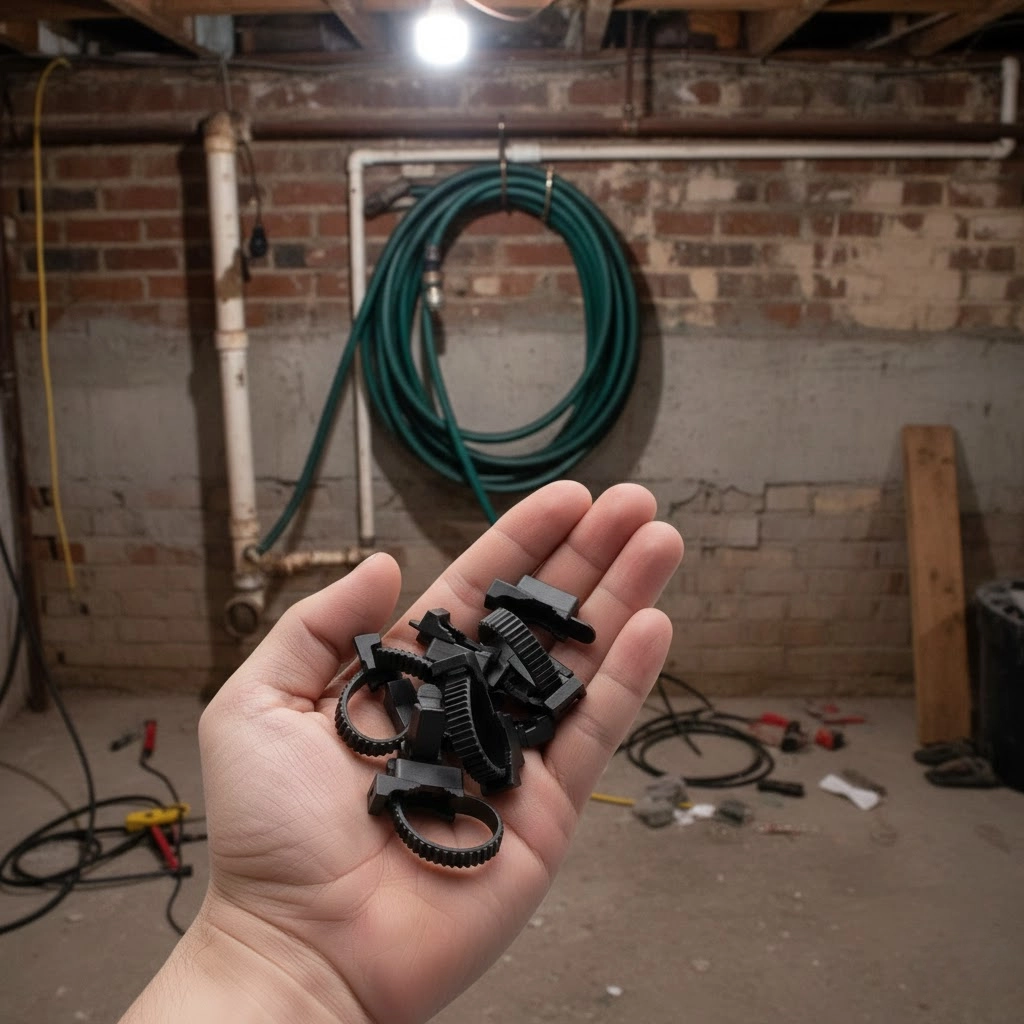 Ремінцеве кріплення APRO чорне у монтажі