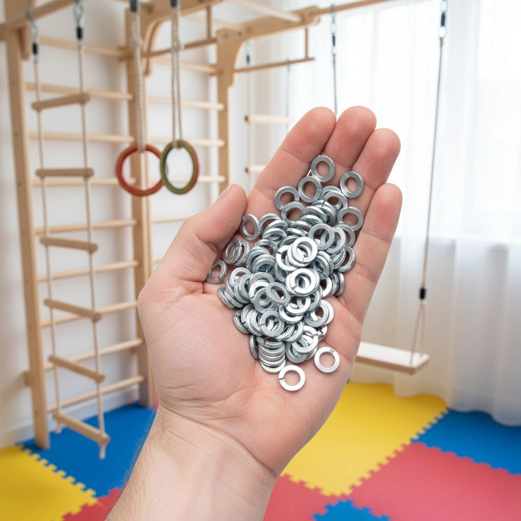 Пружинна шайба DIN 127 APRO білий цинк 4400 шт