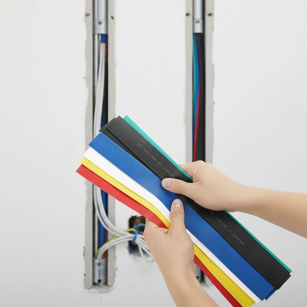 Термоусаживаемая трубка APRO 30 мм набор 6 цветов