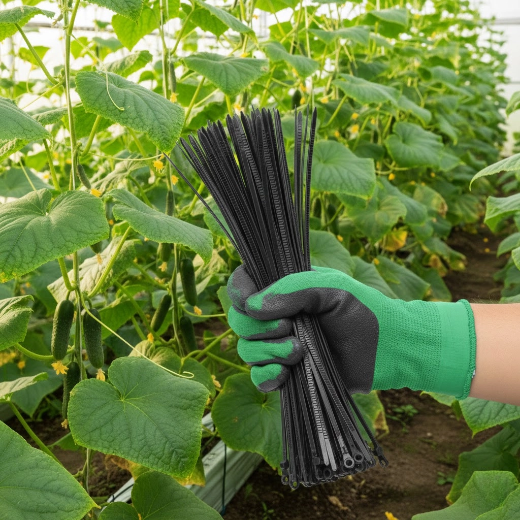 Стяжка кабельна з кріпленням 4x150 чорна APRO