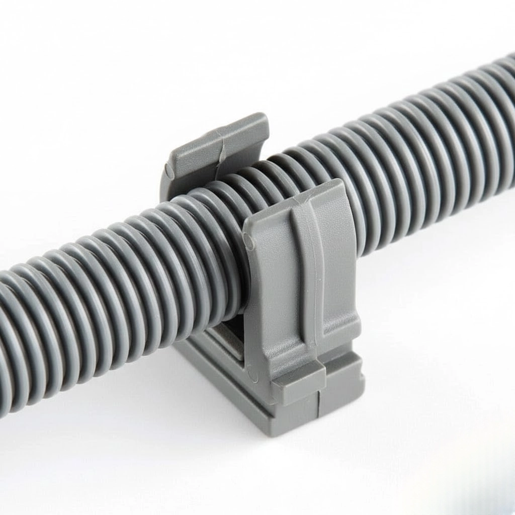 Клипса APRO для гофры 40 мм в монтаже