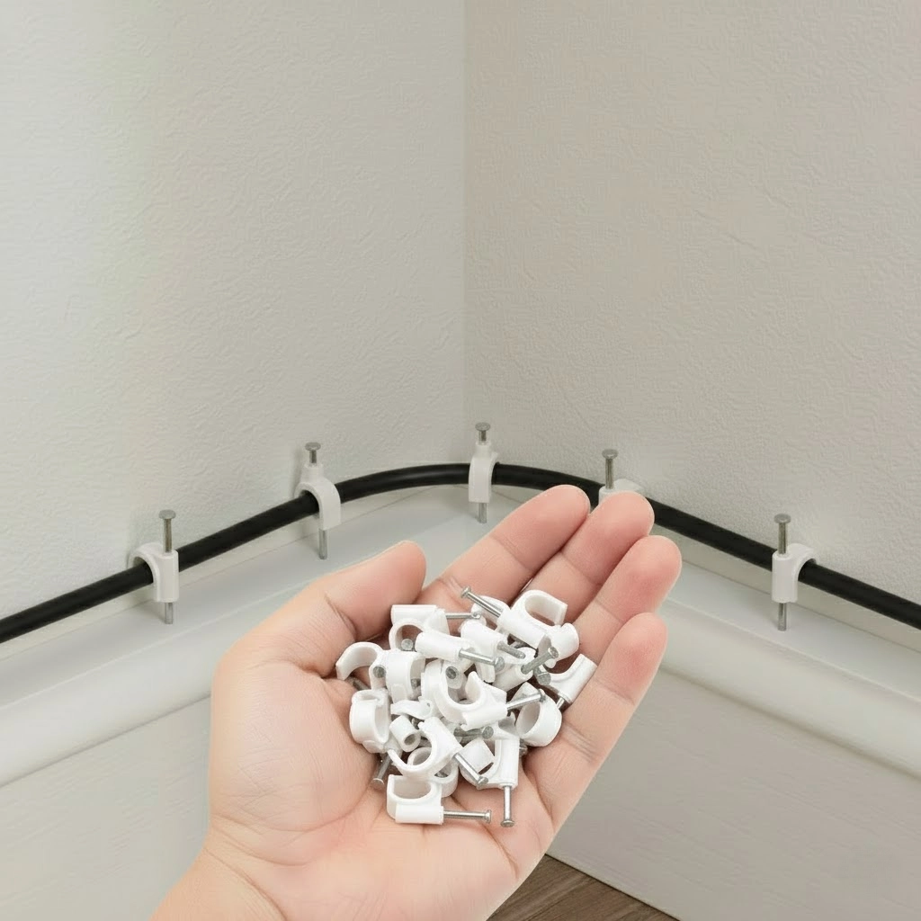 Кабельна кліпса APRO 10 мм для круглого кабелю