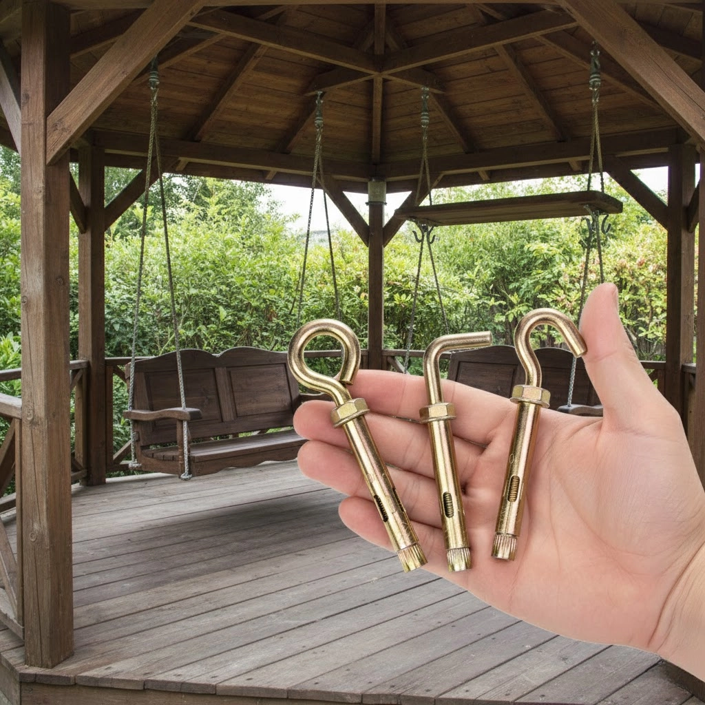 Анкер с кожухом и гайкой APRO М8 10×80 желтый цинк