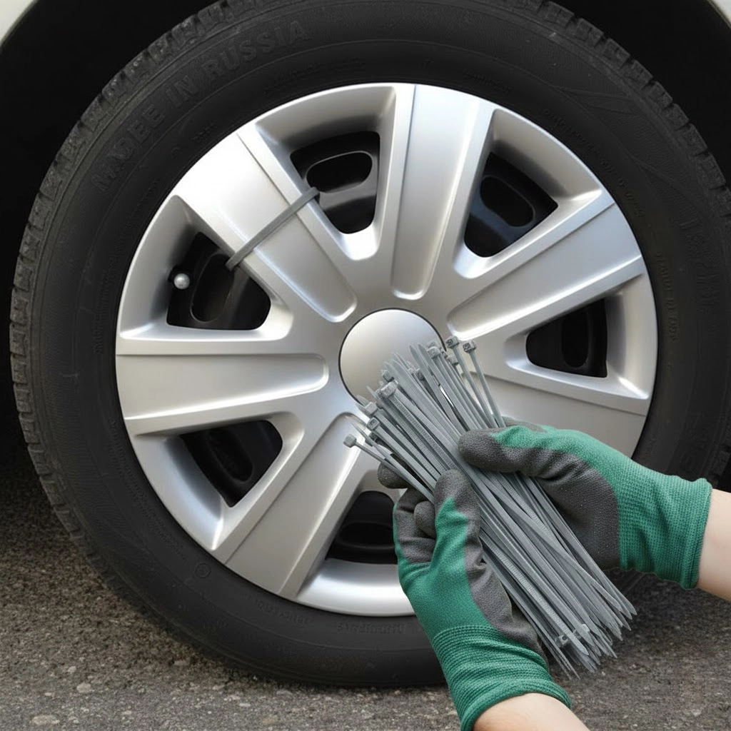 Стяжка кабельна APRO 4x300 сіра