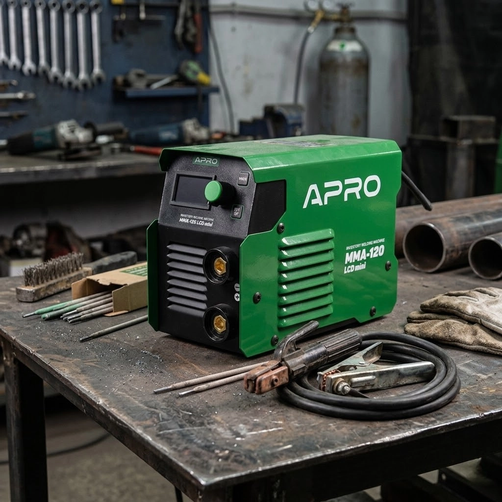 Зварювальний апарат інверторний MMA-120 LCD mini APRO